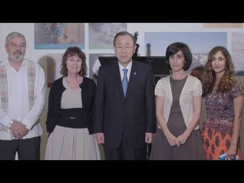Ban Ki-Moon Introduces Portals at UNHQ