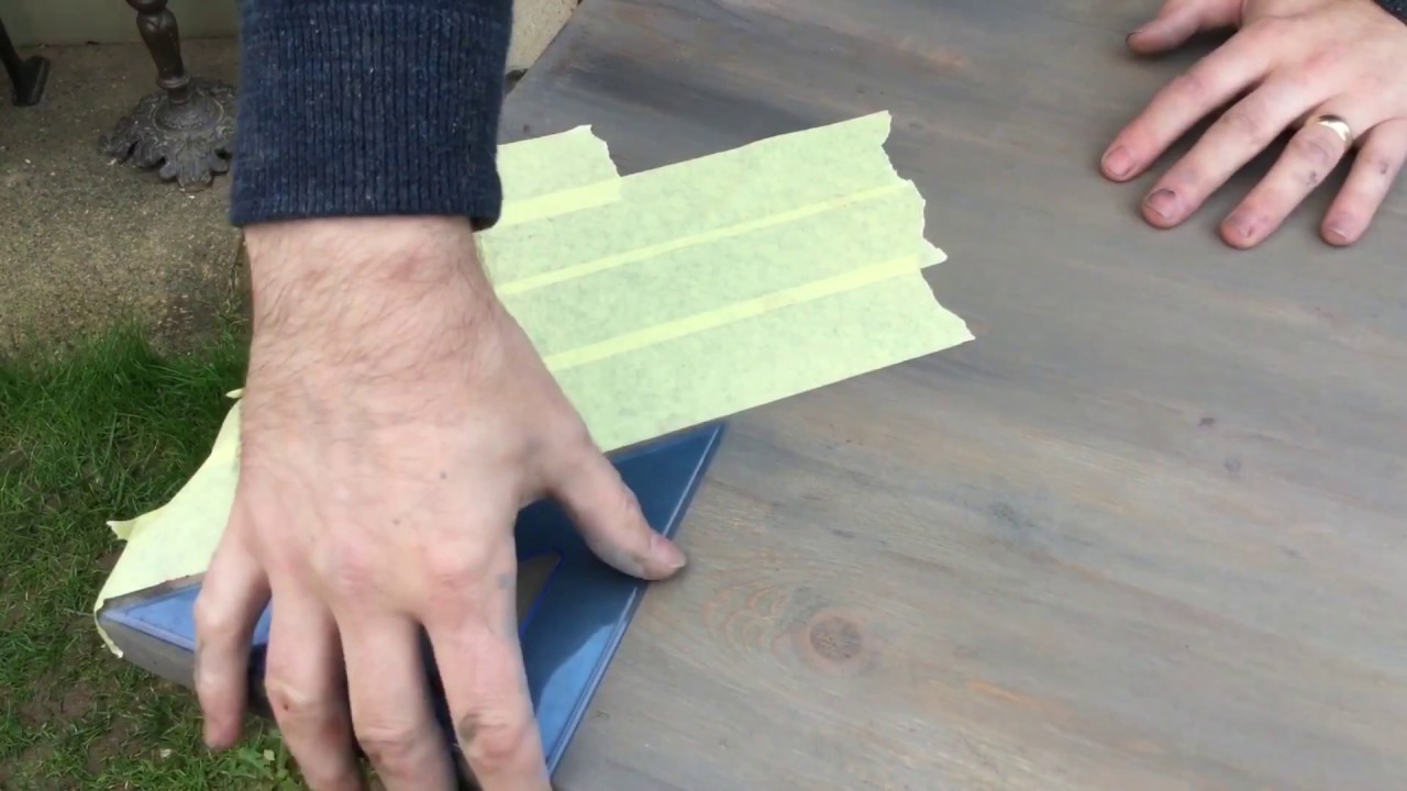 How to stain wood using Annie Sloan Chalk Paint YouTube