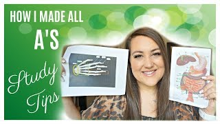 MAKE ALL A'S IN SCIENCE PRE-REQ'S | COLLEGE STUDY TIPS | DENTAL HYGIENE SCHOOL