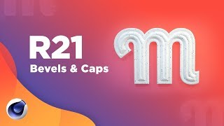 Create Beautiful 3D Text with Cinema 4D R21 Caps & Bevels
