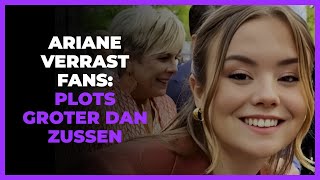 Mensen verbluft over boomlange Ariane: ´Ze is plots een stuk groter dan Amalia en Alexia´