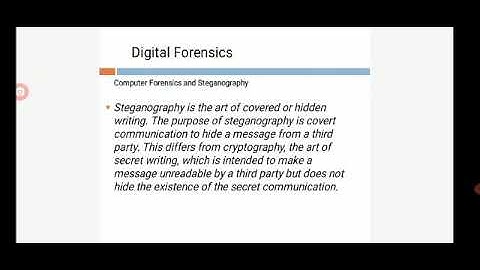 CS- Cyber Security-BE CSE-IT- Computer Forensics and Steganography