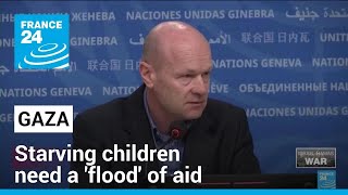 Gaza's starving children need a 'flood' of aid, UN chief says • FRANCE 24 English