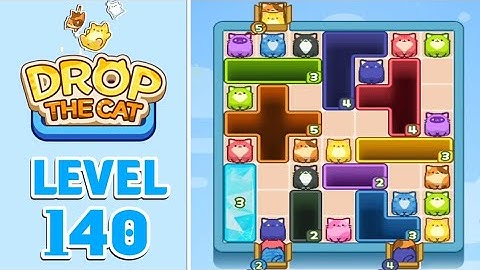 Drop The Cat Level 140 Walkthrough Solution