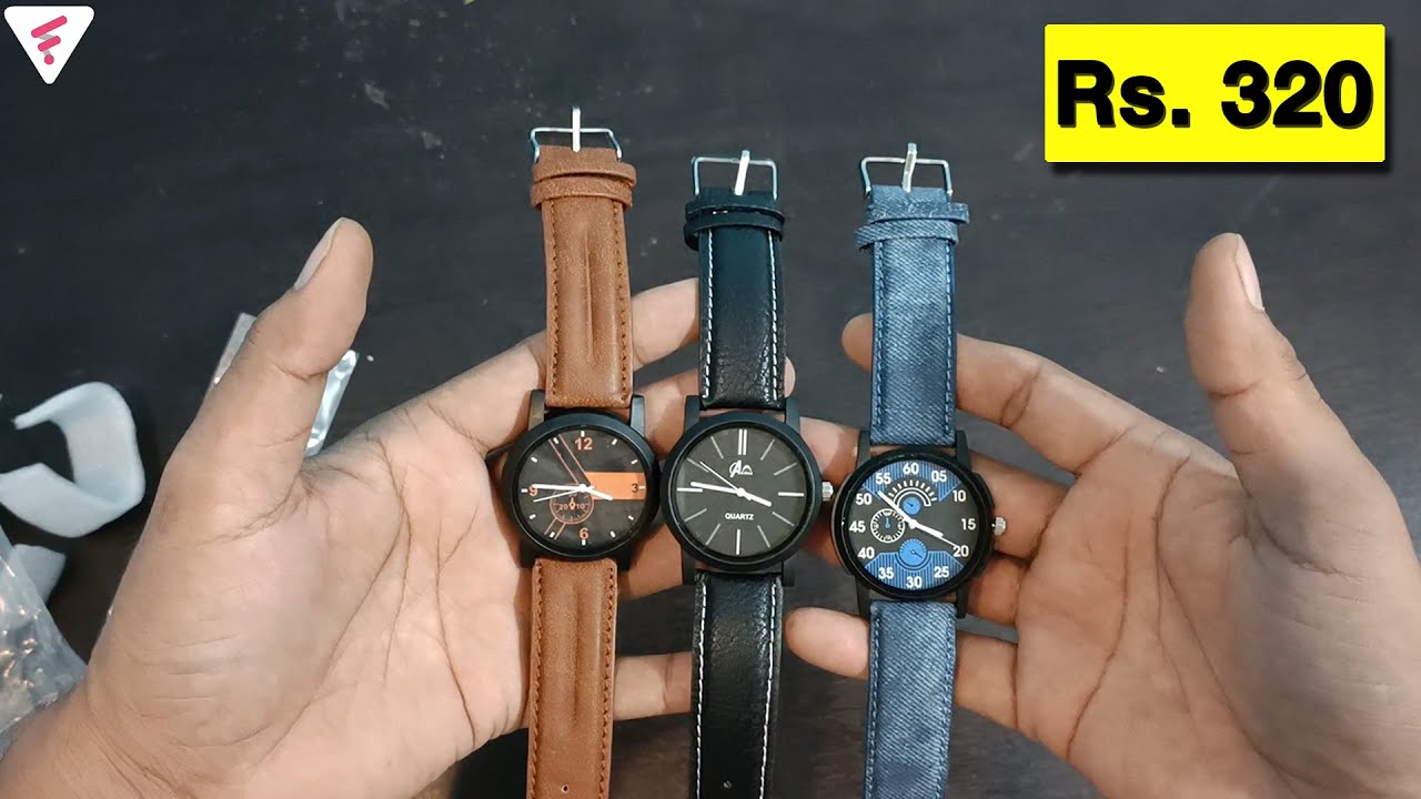 Meesho 3 Hand watches at just rs. 320 Unboxing Meesho hand watch