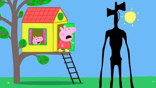 Peppa Pig Siren Head Attack