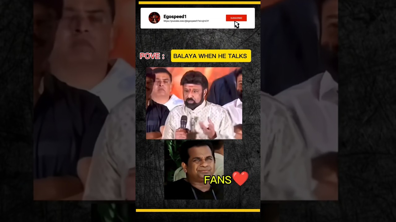 BALAYA🦁🤣#telugu #status #shorts #funny