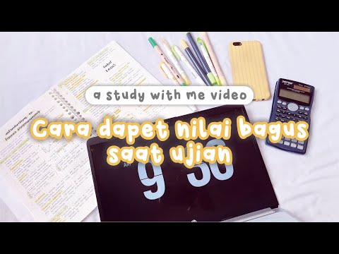 Cara dapet nilai bagus saat ujian ( study tips + study with me ) | Studygram Indonesia