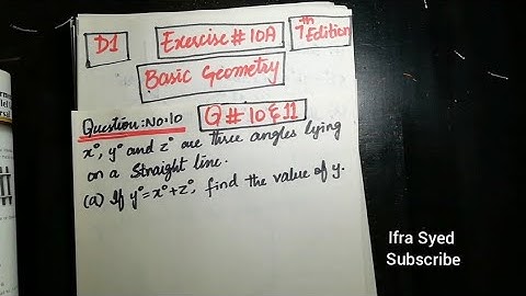 Mathematics Book 1 (D1) |  7th Edition | Exercise # 10 A | Q # 10 & 11 | Ifra Syed | in Urdu\Hindi