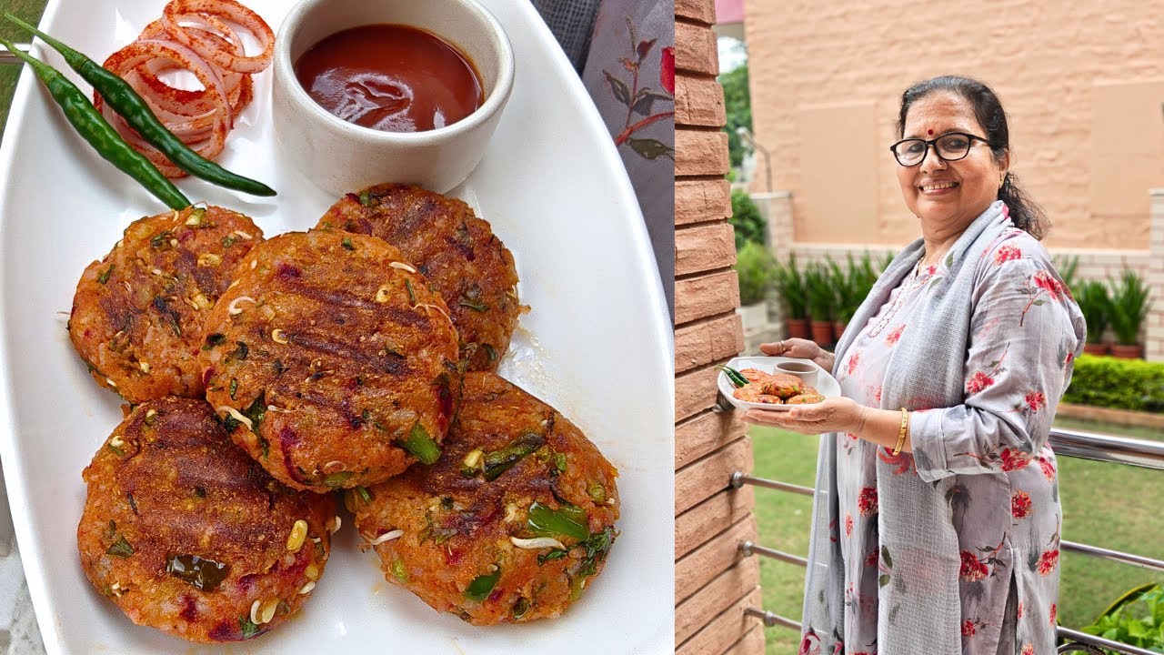 बचे हुए चावल से बनाए instant crispy breakfast | Snack| Leftover Rice Tikki |Zayka Ka Tadka Live