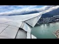 HEAVY TAKE OFF Cathay Pacific Boeing 777-300ER in Hong Kong International Airport