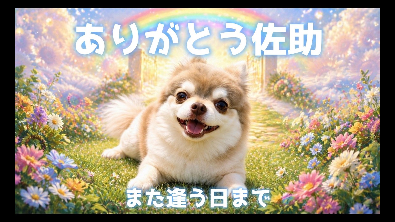 To my beloved dog who has crossed the Rainbow Bridge] I will never