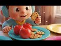 Mampf Mampf, Snack-Zeit Lied | Kinderlieder &amp; Cartoonanimation für Kleinkinder und Vorschulkinder