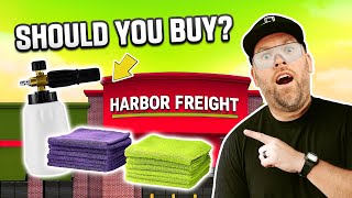 CHEAP Harbor Freight Foam Cannon and Grants Microfiber Towels - Are They Good?