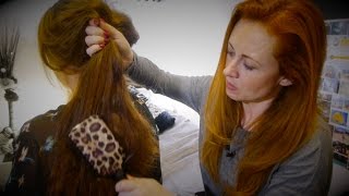 Relaxing Hair Brushing, Scalp Massage, Oils & Hair Play ASMR/Trinaural