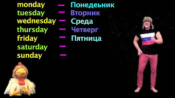 Learn Russian Days Of The Week - Russian Language Lessons For Kids