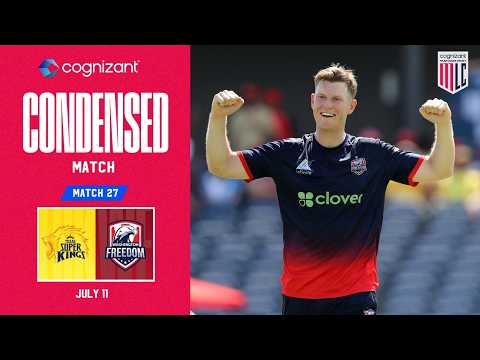 Cognizant Condensed Match | Texas Super Kings vs Washington Freedom | Match #27