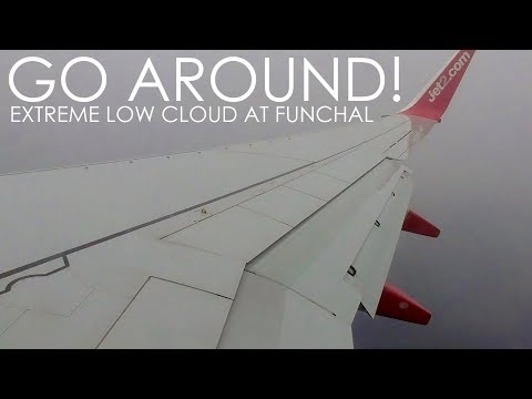 Jet2 737-800 ABORTED LANDING in VERY LOW CLOUD at Madeira! | DIVERSION to Porto Santo!