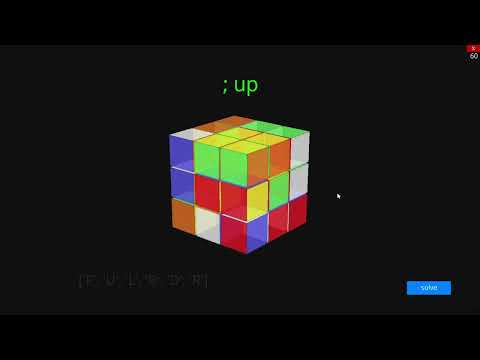 RUBIK'S CUBE IN PYTHON WITH URSINA GAME ENGINE