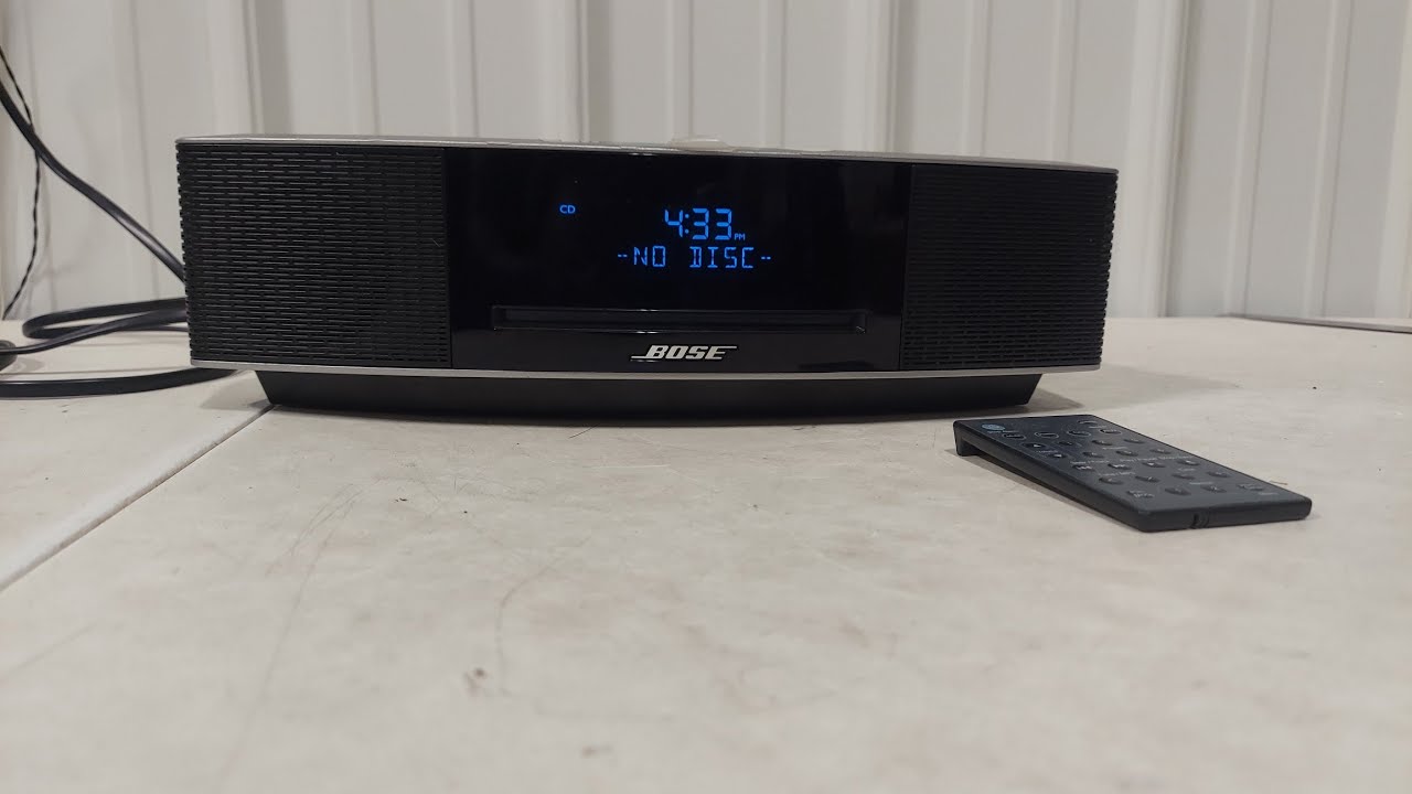 Bose Wave Music System IV 417788-WMS - YouTube