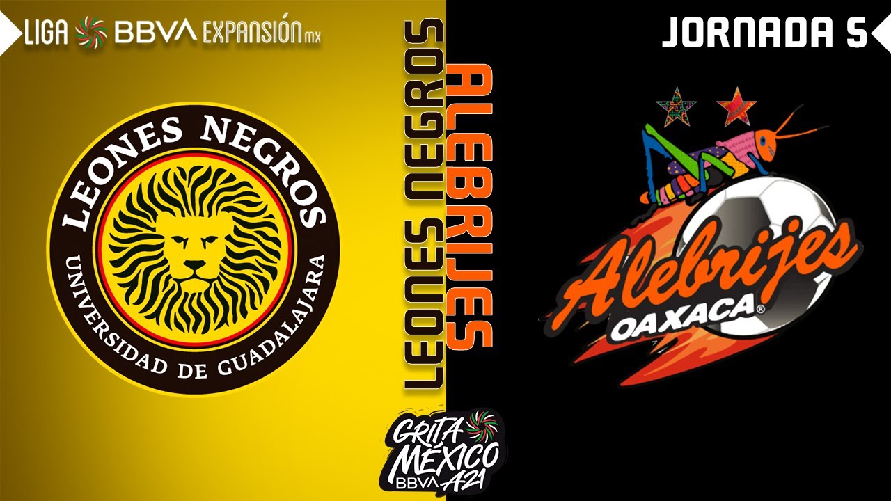 Resumen | Leones Negros 1 - 1 Alebrijes | Jornada 5 - Grita México A21 -  Liga BBVA Expansión MX - YouTube
