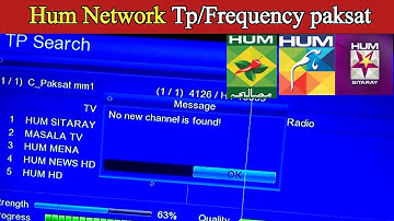 Hum TV / Hum Sitaray New Frequency 2025 | Paksat MM1 Latest TP Update | Hum Network New Channels