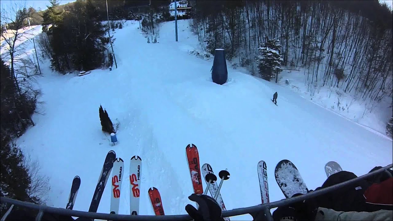 Blue Mountain, PA, GoPro skiing footage | Early 2014 - YouTube