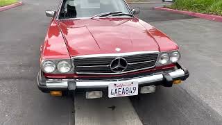 1979 Mercedes-Benz 450SL Brilliant Red