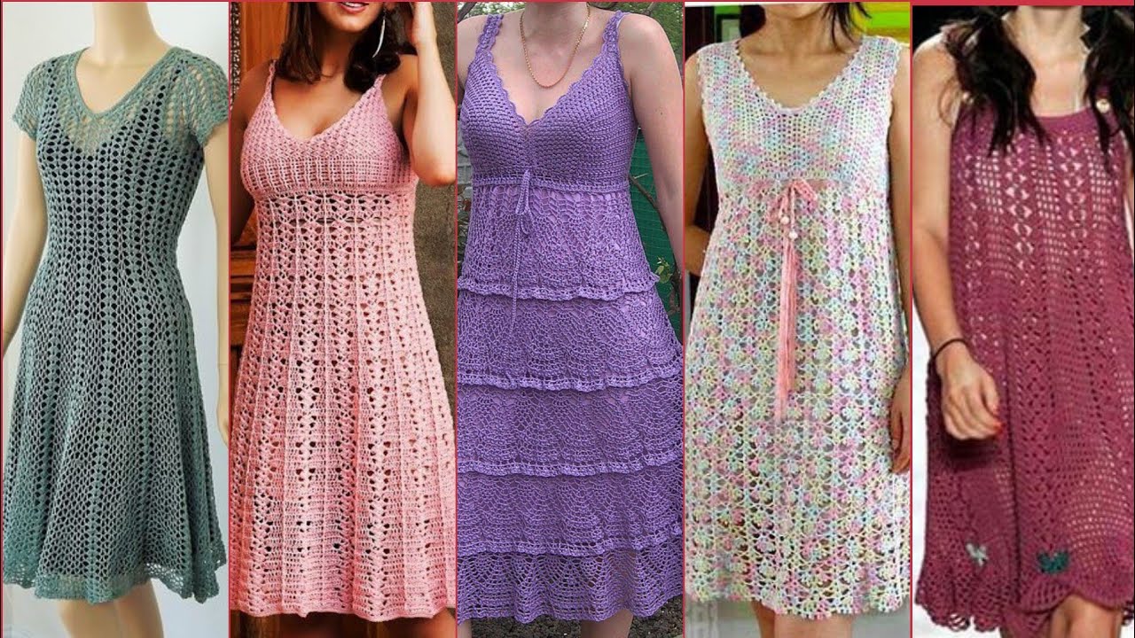 Latest New Arrival Plus Size Crocheting Women's Layered Skater Dresses ...