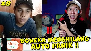 PRANK OMETV BONEKA MENGHILANG AUTO PANIK - OME TV Indonesia #8