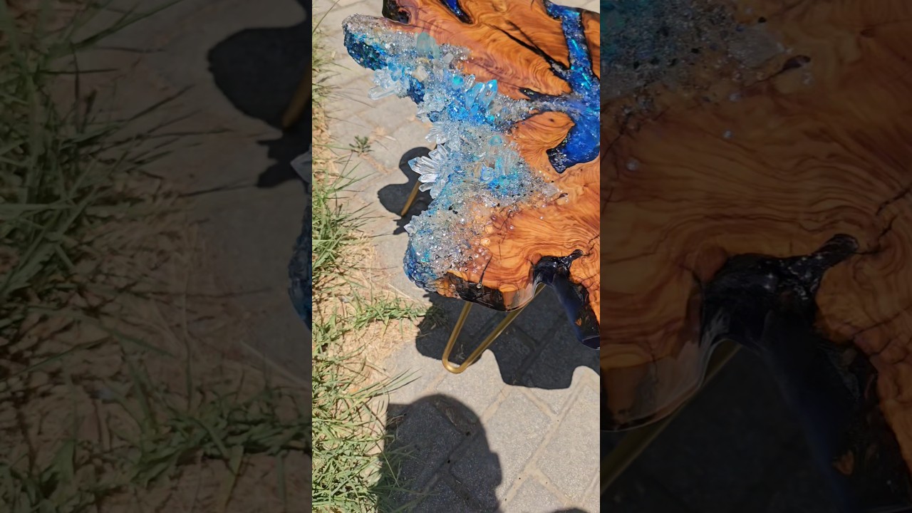 resin art Crystalist , epoxy Coffee table