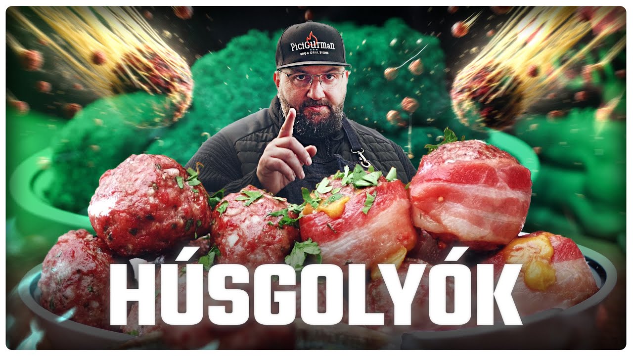 ÍGY MÉG SOHA NEM ETTED 🤯🍝 Húsgolyók és RÁNTOTT SPAGETTI Kamado4U Kerámia Grillen 😋