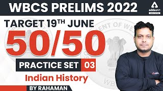 WBCS Preliminary Exam 2022 || Top Most MCQs | Indian History || Set 3 || Adda247 WBCS Topper