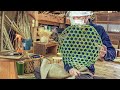 日本古来から受け継がれる竹の篭（かご）を作る職人。環境に優しい素材で作る、丈夫で美しい篭