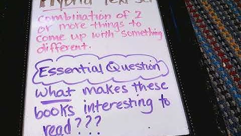 Hybrid Text Set Introduction