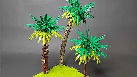 How To Build Lego Palm Trees.