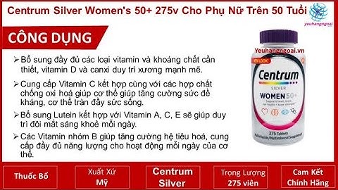 Thuốc centrum for women hộp 90 viên giá bao nhiêu năm 2024