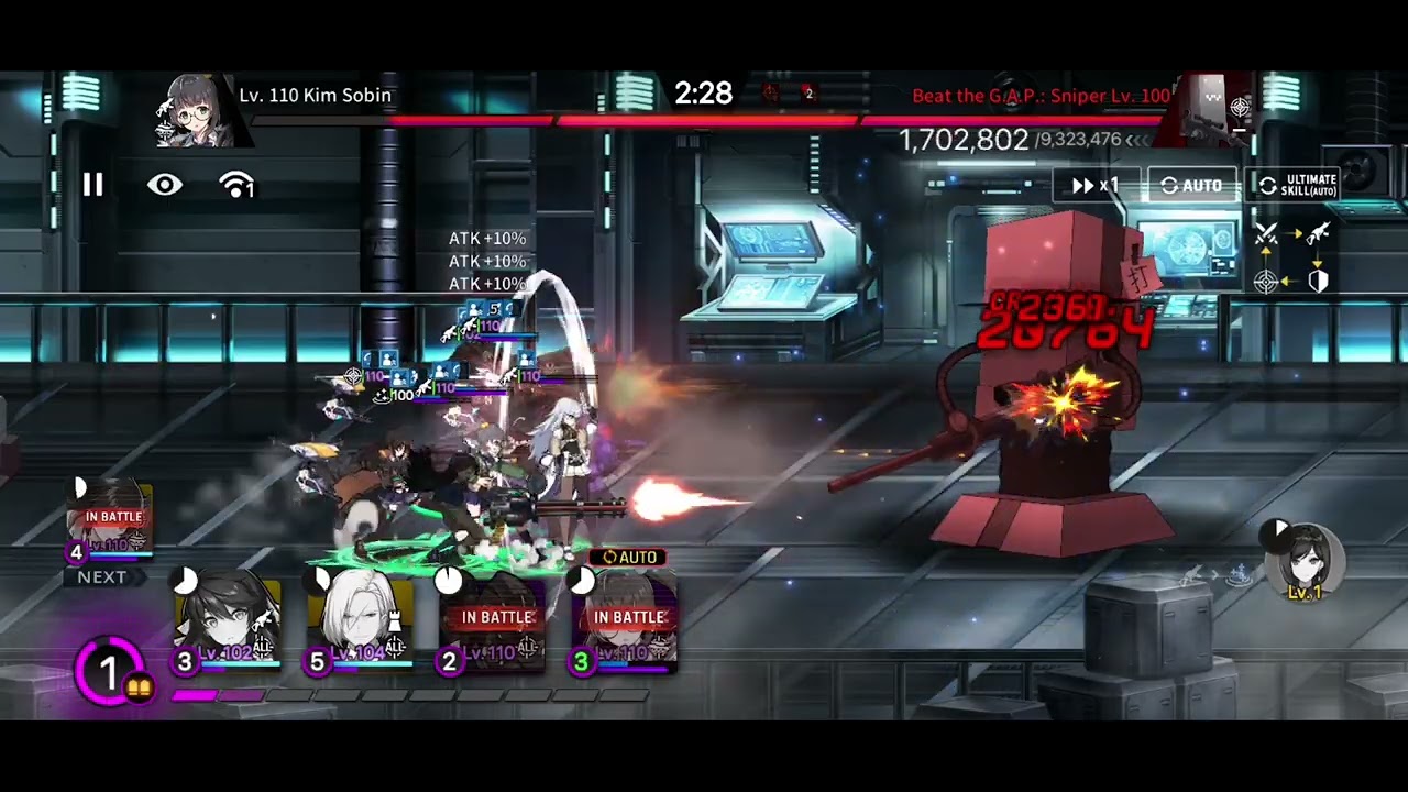 [Counter:Side] Sniper Time Attack (Time Attack:Beta) - YouTube