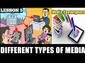 Types of media and media convergence  media and information literacy lesson 5