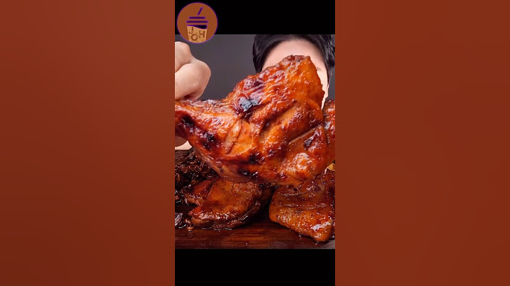 Mukbang Big Bites “Spicy Juicy BBQ Chicken” ©️Chihun ASMR