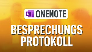 📝 besprechungsprotokoll in onenote: so beeindruckst du deine kollegen!