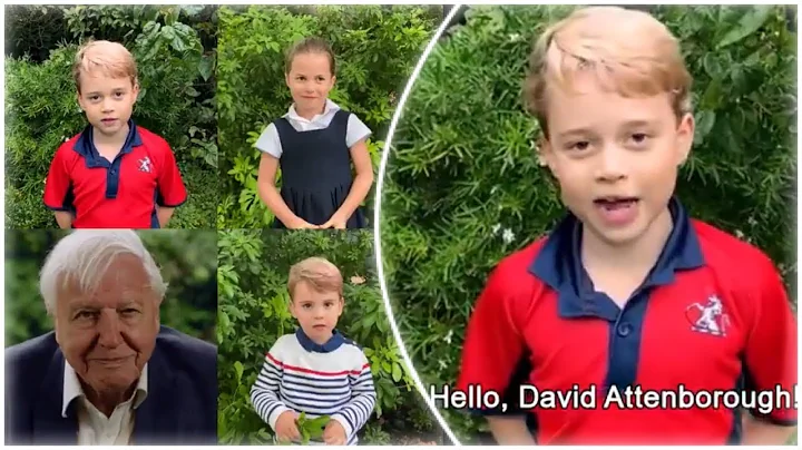 Prince George, Louis & Princess Charlotte SPEAK For FIRST Time On Camera To Sir David Attenborough!