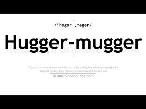 Video: Ar Hugger Mugger yra žodis?