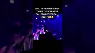 Celebrity Tyler the Creator calls out Kendall on stage Profile