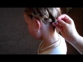 Girls Hair Do's- Figure 6 Twisted Crown