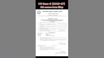 UG Sem-3 Old course form fillup // sem-3 exam form fillup // skmu University dumka #noticias