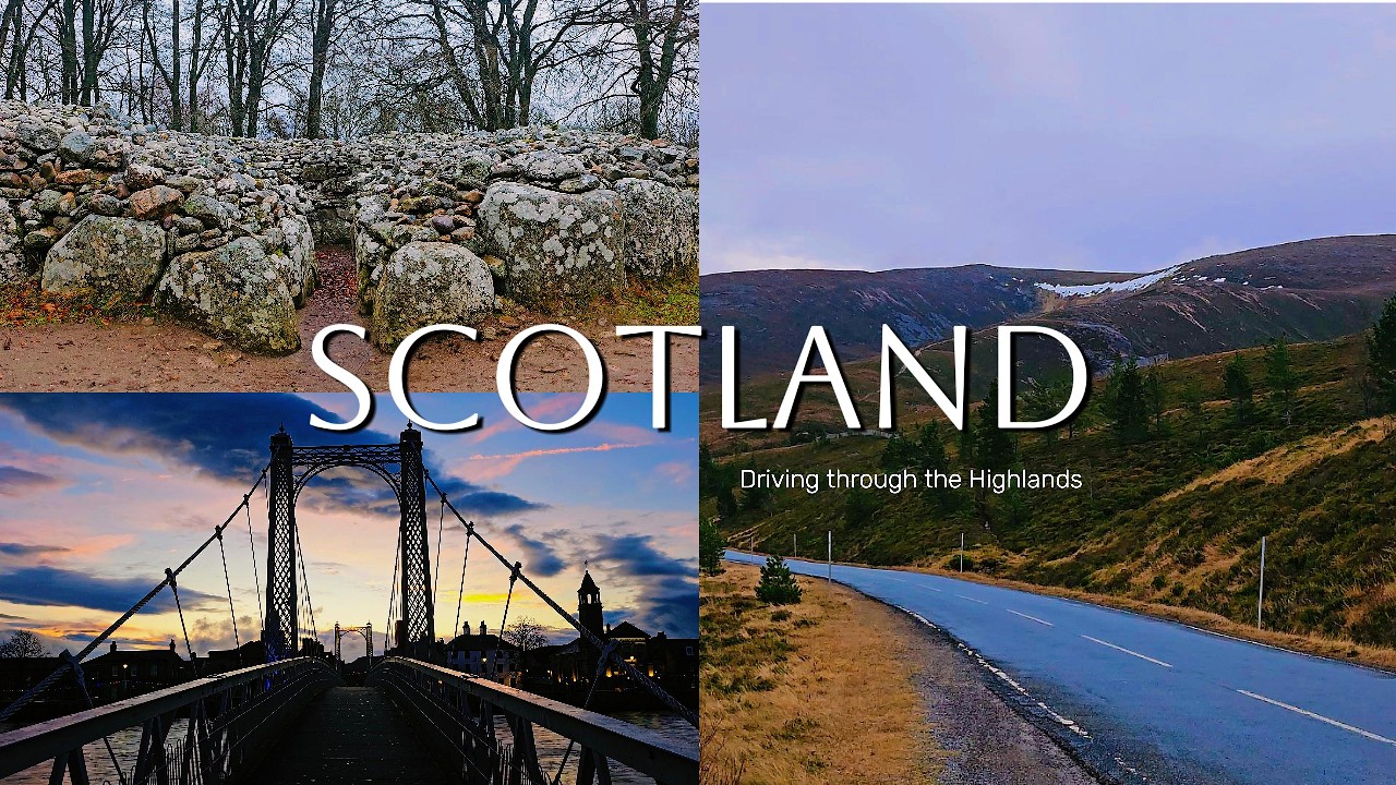 Scotland | driving through the highlands | Cairngorms National Park |