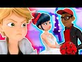 MARINETTE y NINO  se CASAN! ADRIEN esta FURIOSO - LADYBUG - Historias Fantásticas