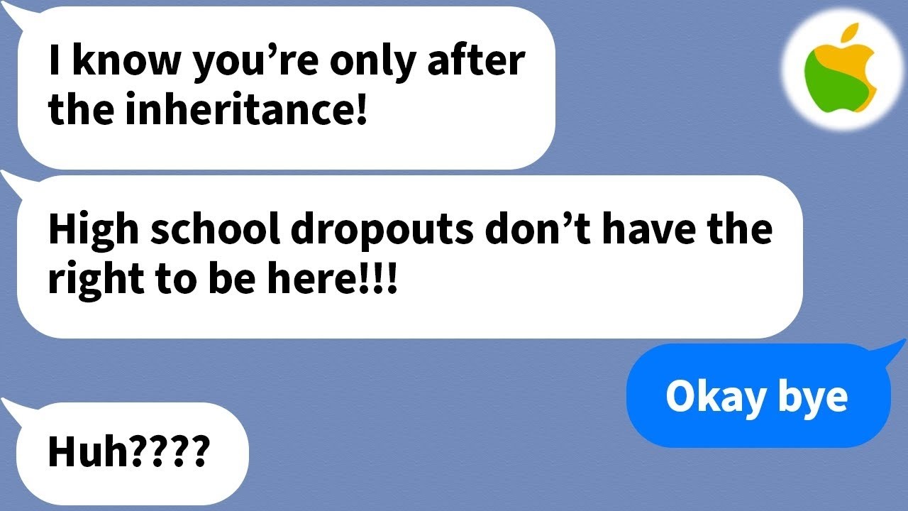 【Apple】 My sister-in-law insults me and poured a bucket of water on me at my father's funeral...