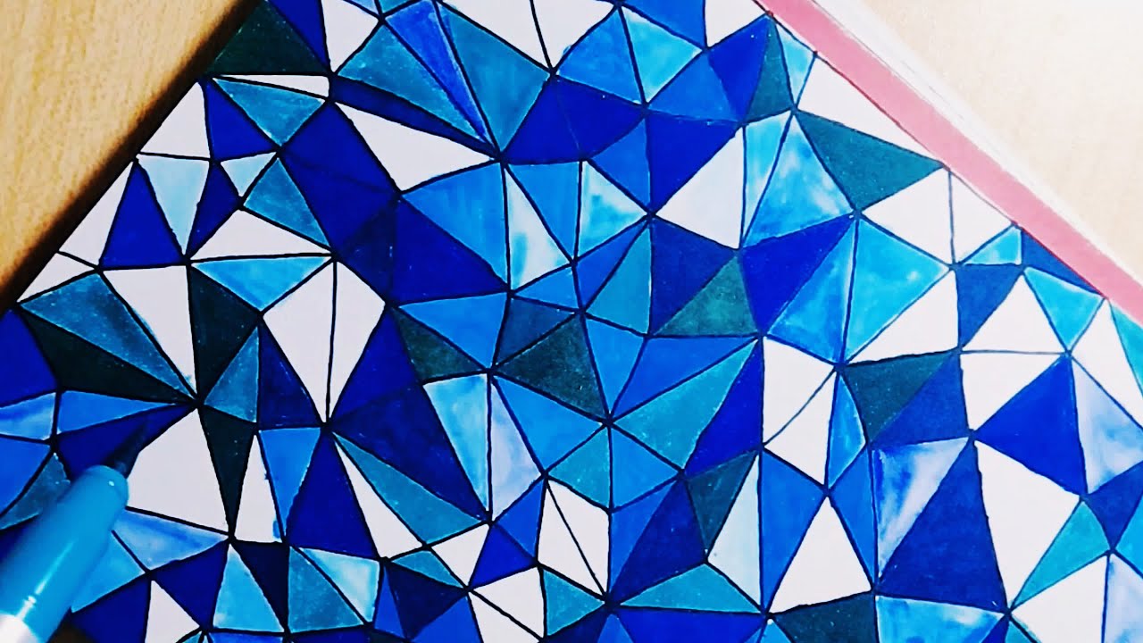 Creative diamond shapeed pattern design inspiration drawing and ...
